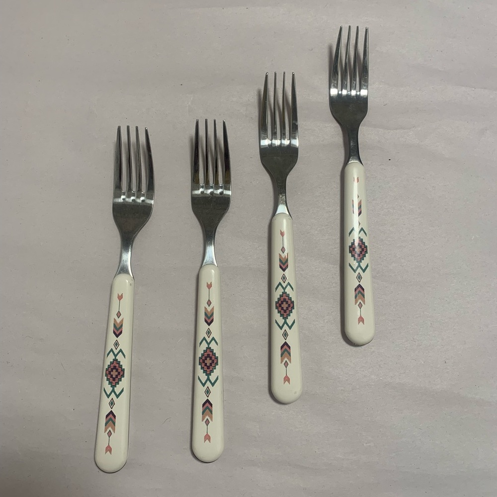 Vintage Studio Nova ADIRONDACK 7” Forks. Set of 4.